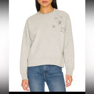 Zadig & Voltaire Embellished Star Sweatshirt Womens Size small